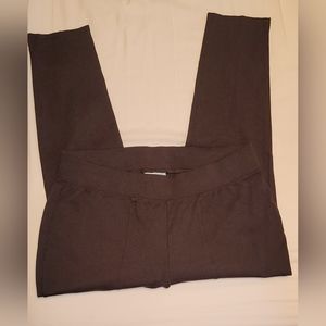 Catherine's Plus Size Brown Knit Leggings